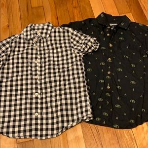2 boys button downs